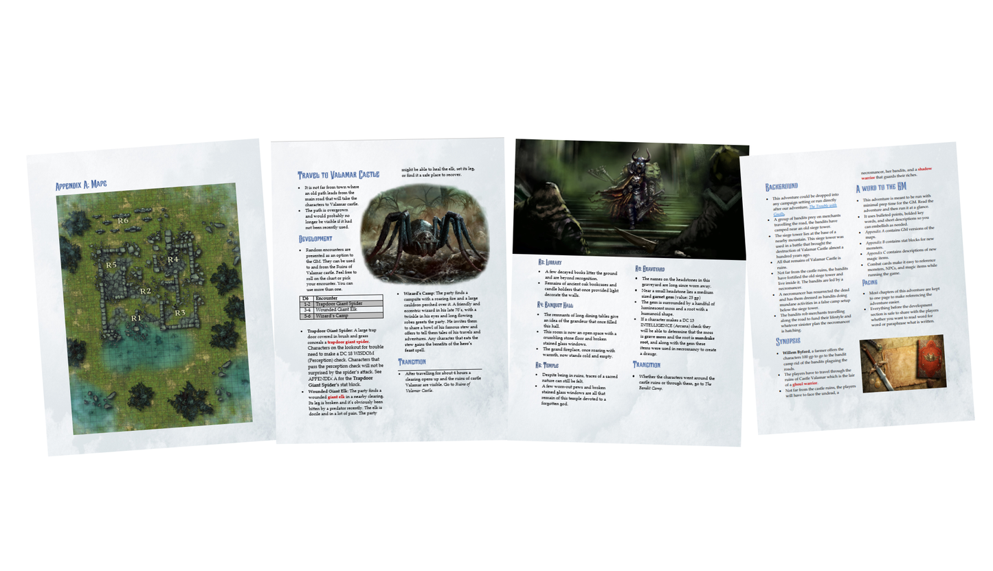 Bandits of Siege Tower/ Azkarr's Prison D&D 5e PDF