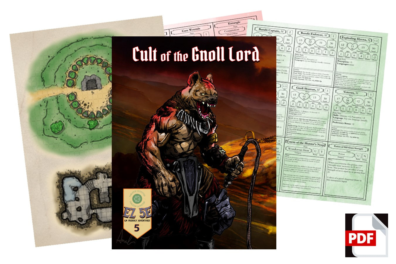 Cult of the Gnoll Lord D&D 5e PDF