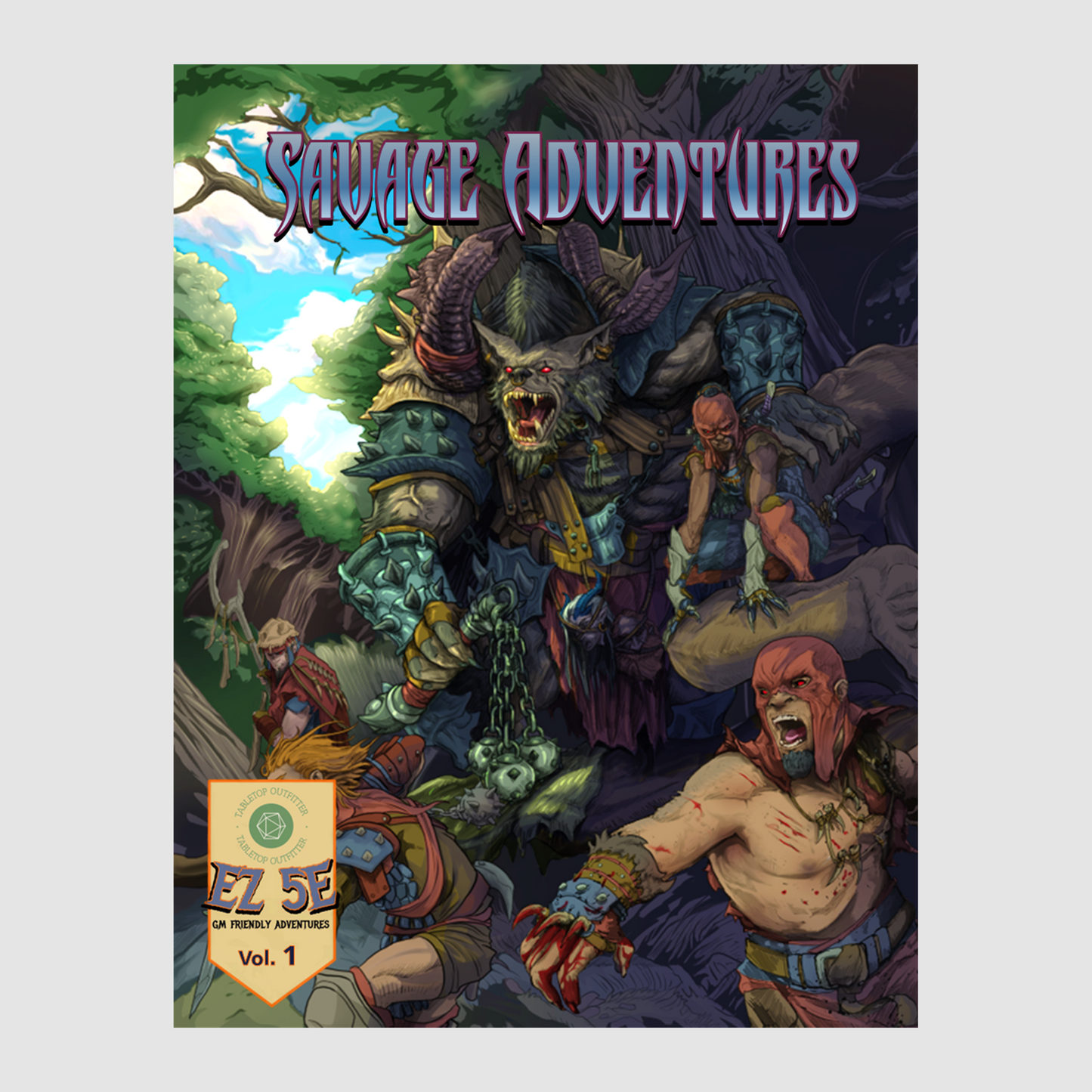Savage Adventures D&D 5e: Anthology & Campaign Hardcover Book