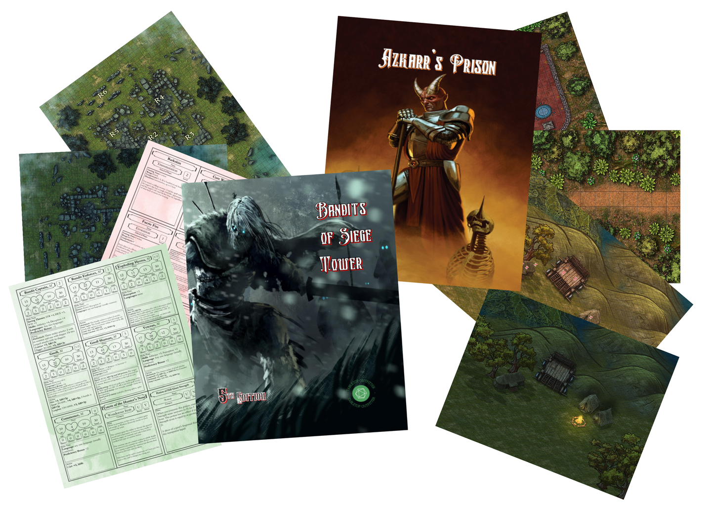 Bandits of Siege Tower/ Azkarr's Prison D&D 5e PDF