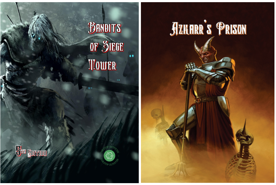 Bandits of Siege Tower/ Azkarr's Prison D&D 5e Premium Softcover Book