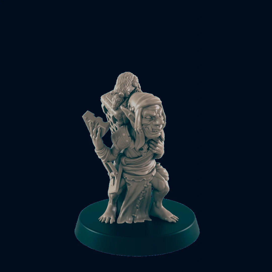 Set of Goblin Tribe RPG Miniatures