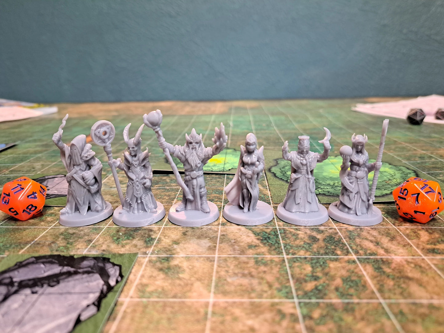 Set of Cultist RPG Miniatures