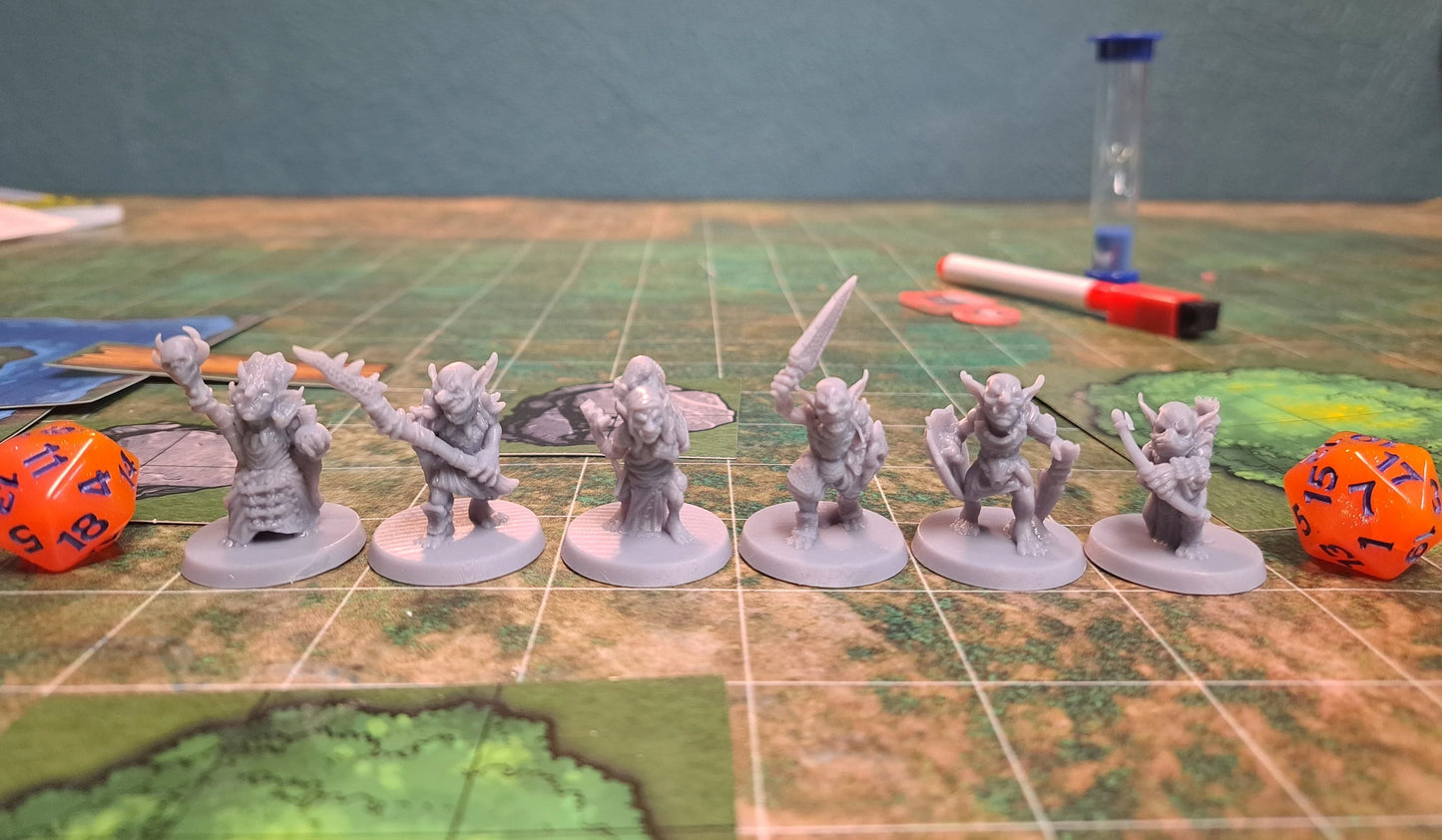 Set of Goblin Tribe RPG Miniatures