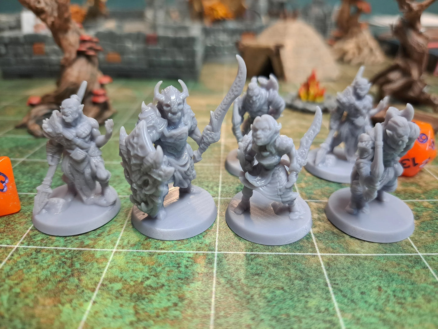 Orc Tribe RPG Miniatures Set